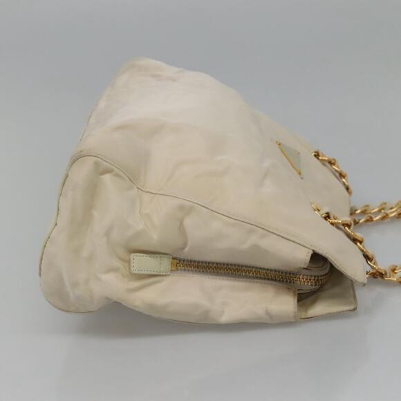 PRADA Shoulder Bag Nylon Beige - Picture 5 of 13